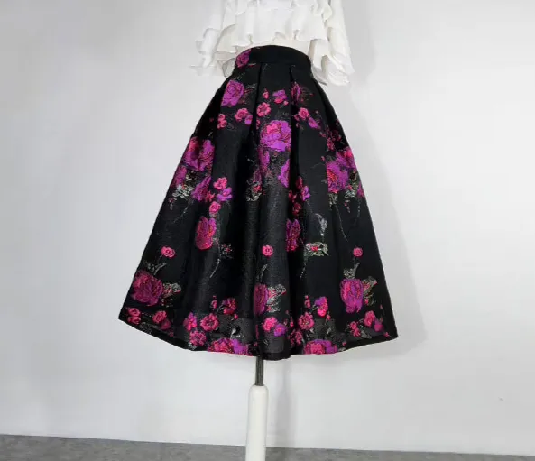 Modern Carry Everyday Casual Embroidered Skirt