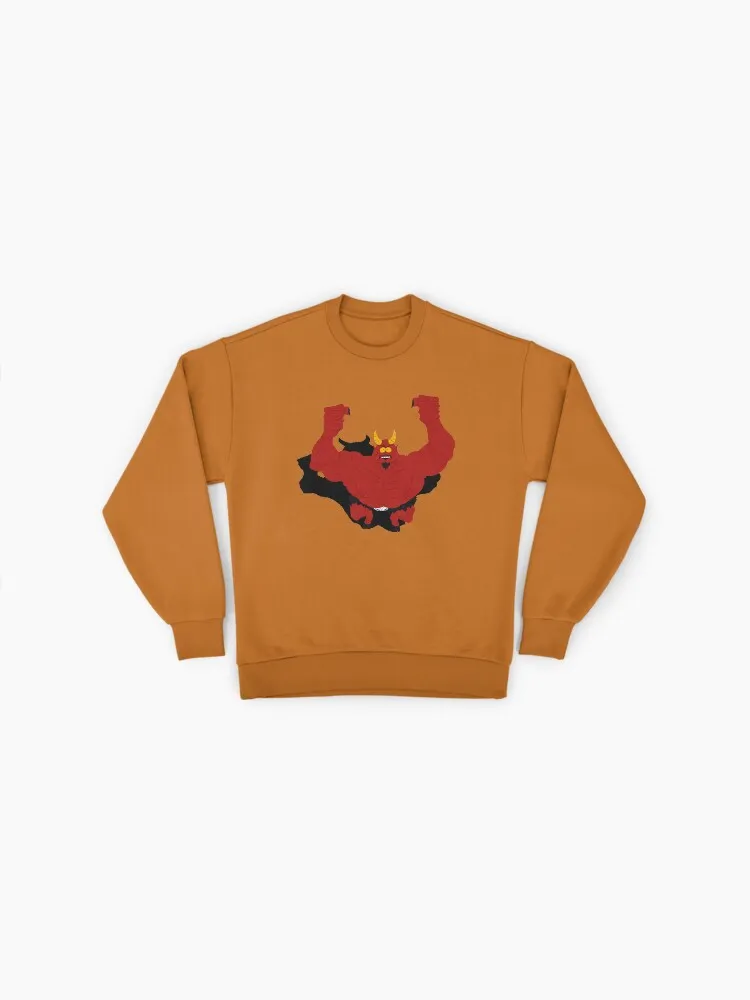 Cartoon Satan Character Art Sweatshirt