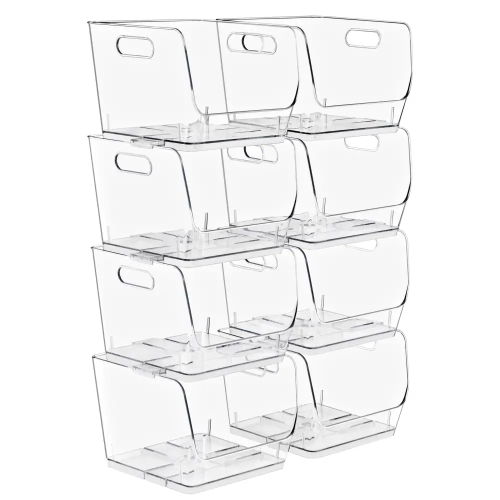 Open Front Storage Bins Square