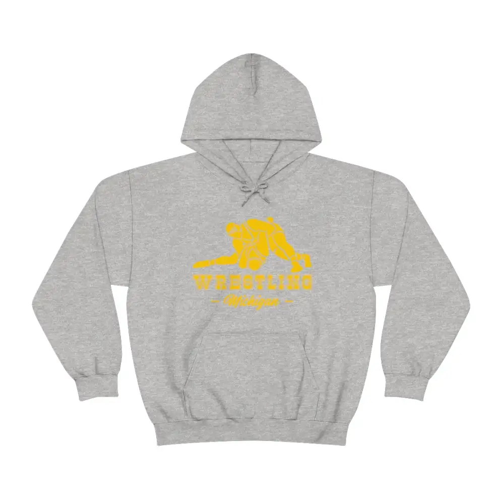 Everyday Classic Print Wrestling Graphic Pullover Hoodie