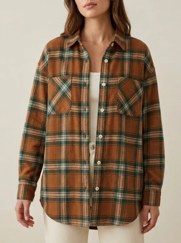 Scenic Plaid Plaid Long-Sleeve Shirt