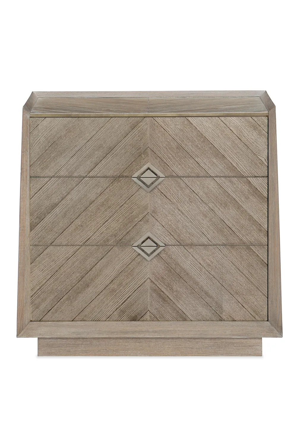 Chevron Patterned Nightstand