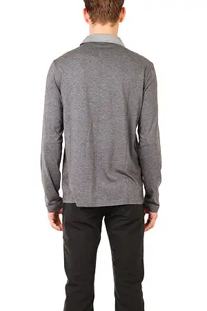 Button Down Wool Cotton Shirt
