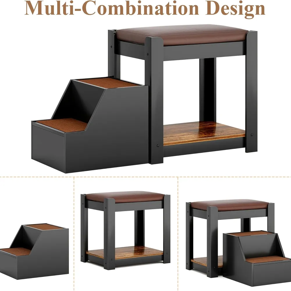 Durable Pet Window Perch with Stairs, Pet Essential for Elevated Viewing and Rest