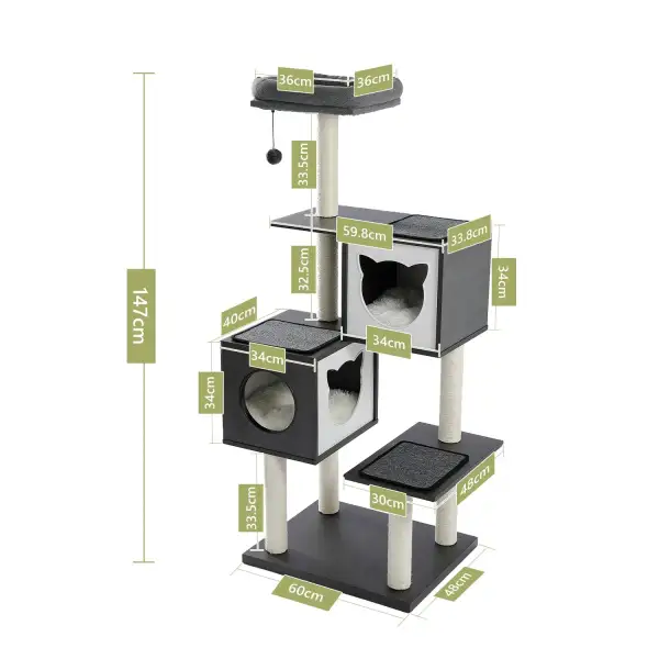 Double-Support Cat Tree