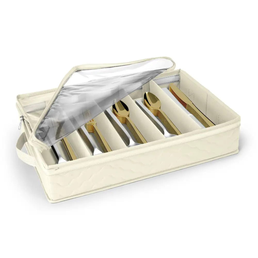 Flatware Utensil Storage Quilted Case