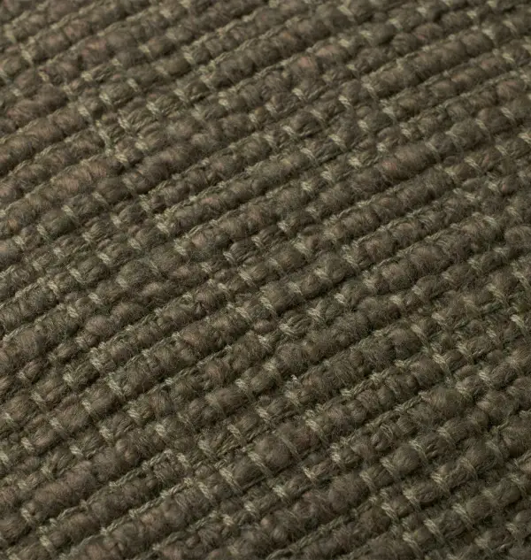 Dark Dark Green Woven Pattern Sofa Throw Pillow