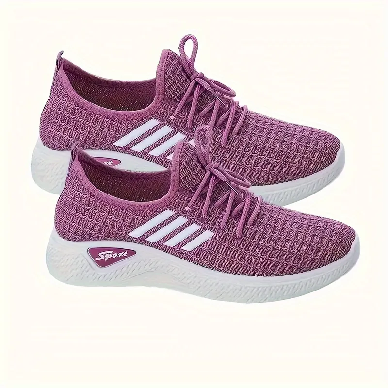 Lace Trim Lightweight Low Lace Up Sneakers
