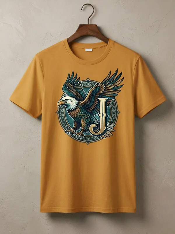 Women's Eagle Vintage Inspired Honor Graphic T-Shirt