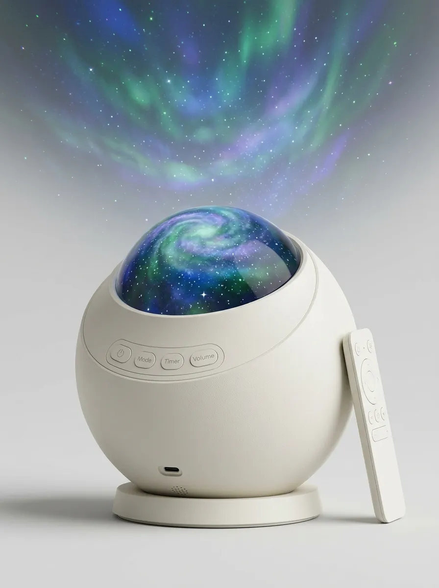 Aurora Galaxy Starry Sky Projector Night Light for Workspace Ambience