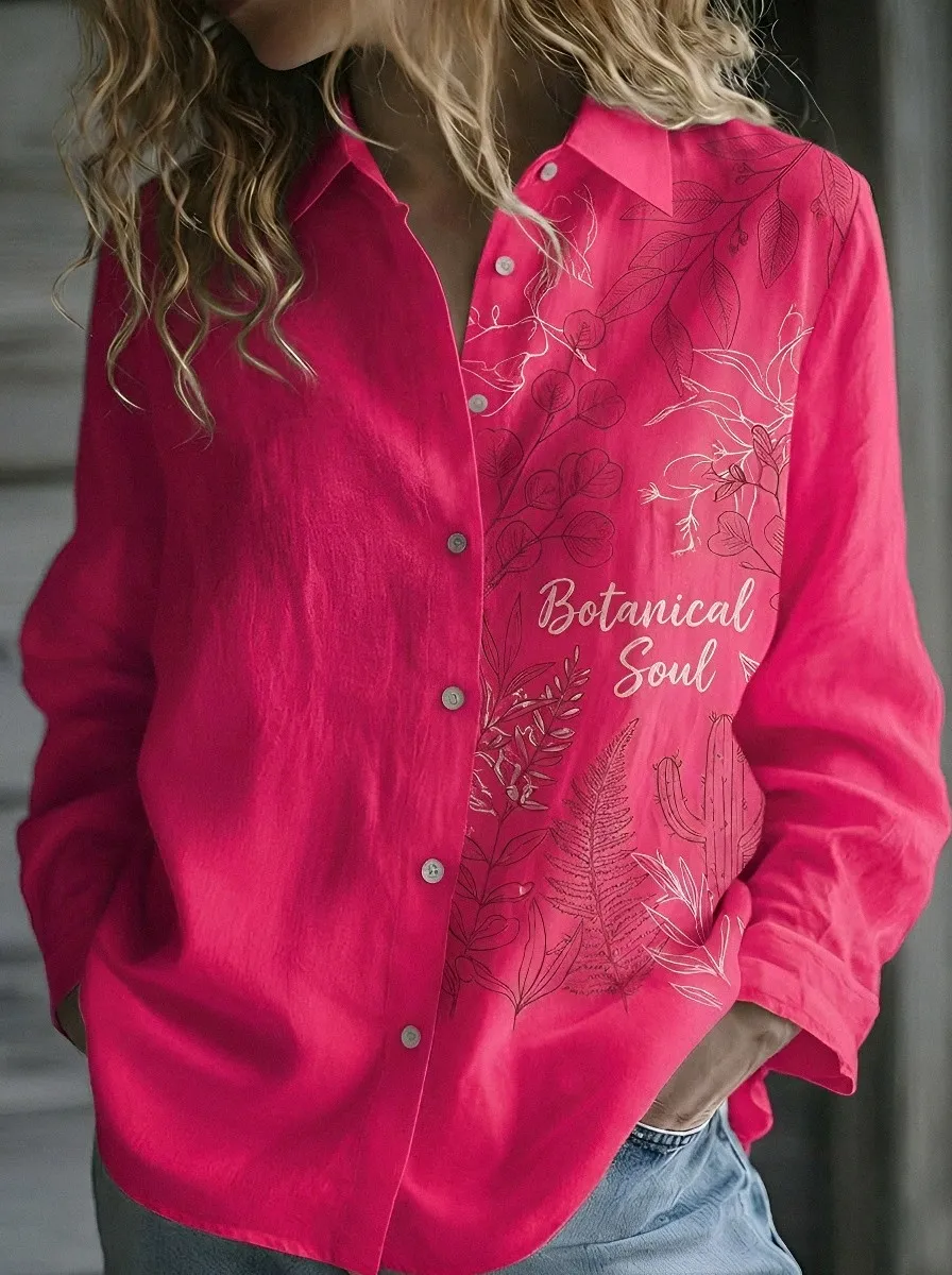 Botanical Soul Nature Casual Shirt