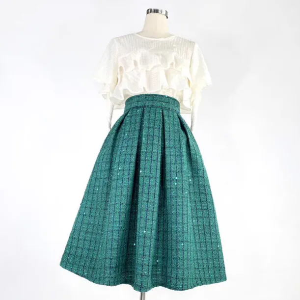 Cozy Simple High Waist Skirt