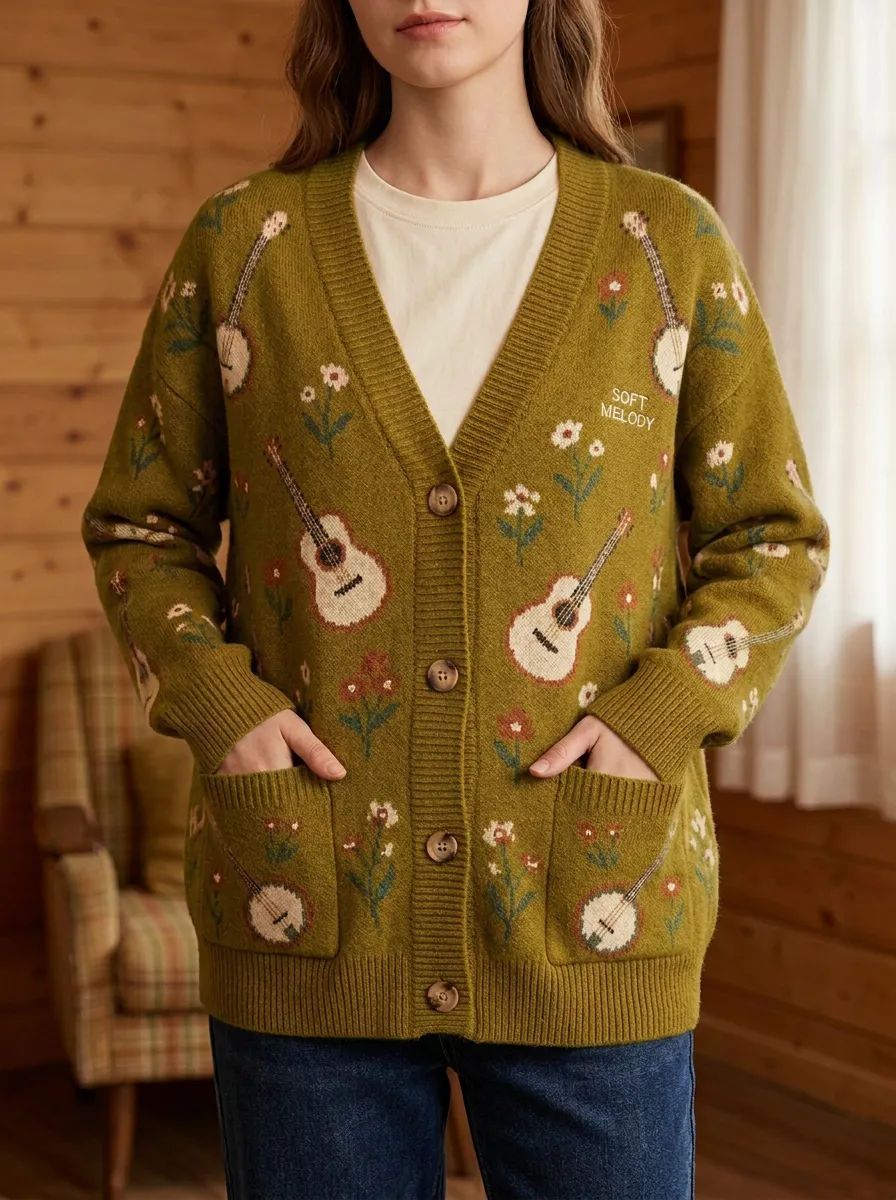 Floral Country Music Cardigan