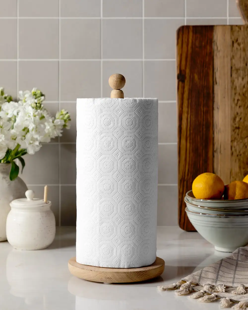 Round Oak Kitchen Towel