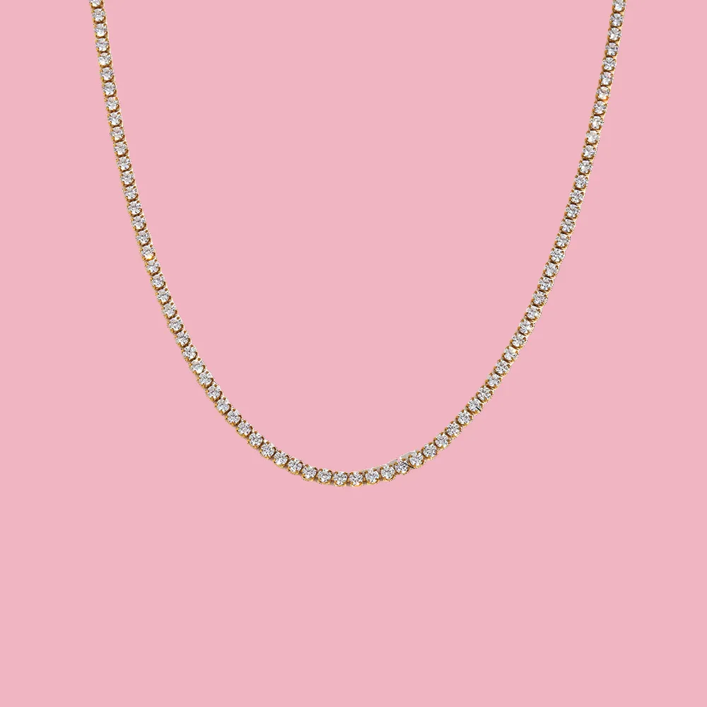 Refined Tennis Necklace