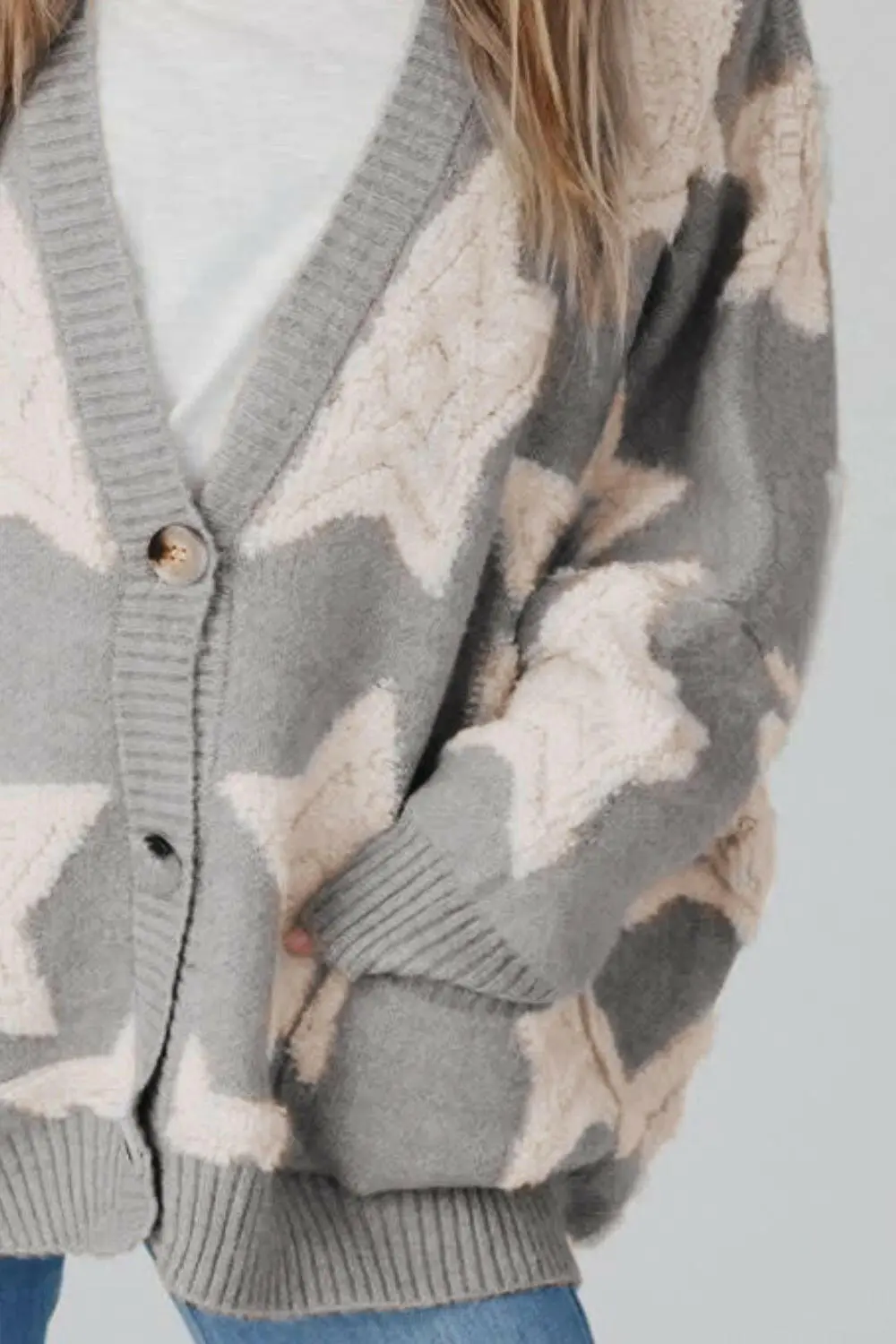 Long Sleeve Button Front Cardigan