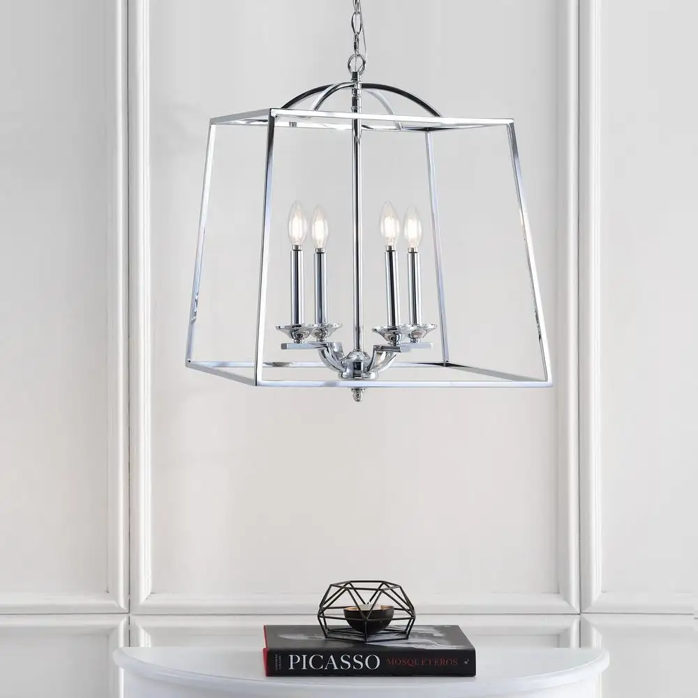 Four-Light Metal LED Pendant