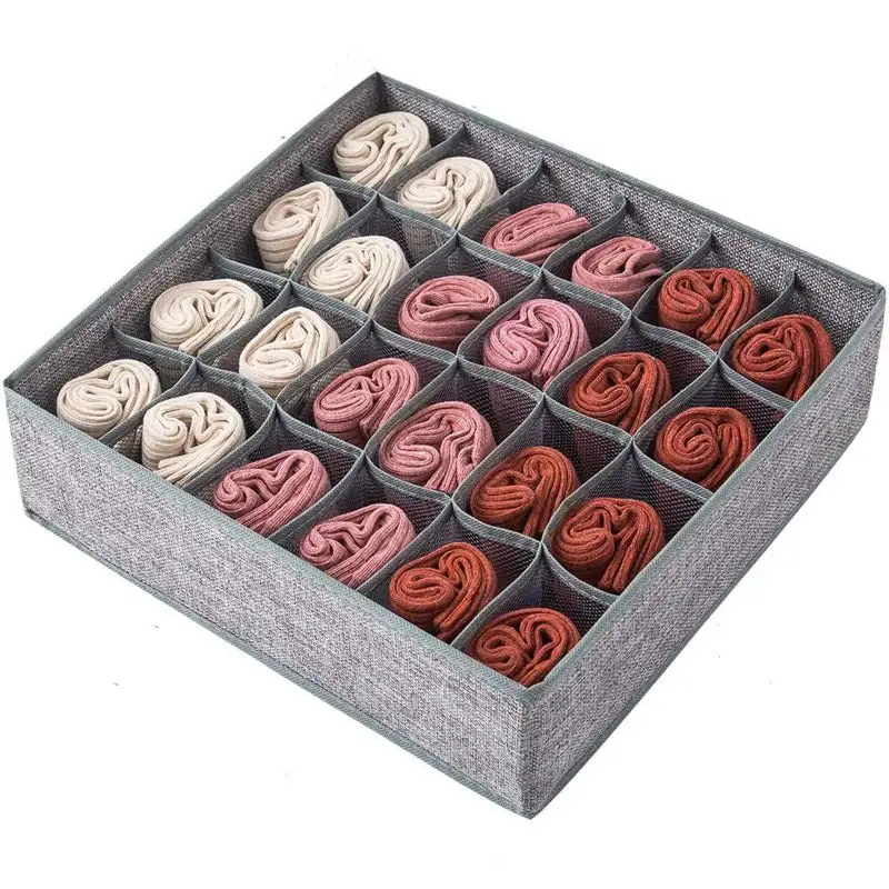 Multi Compartment Sock Drawer Organizer Set