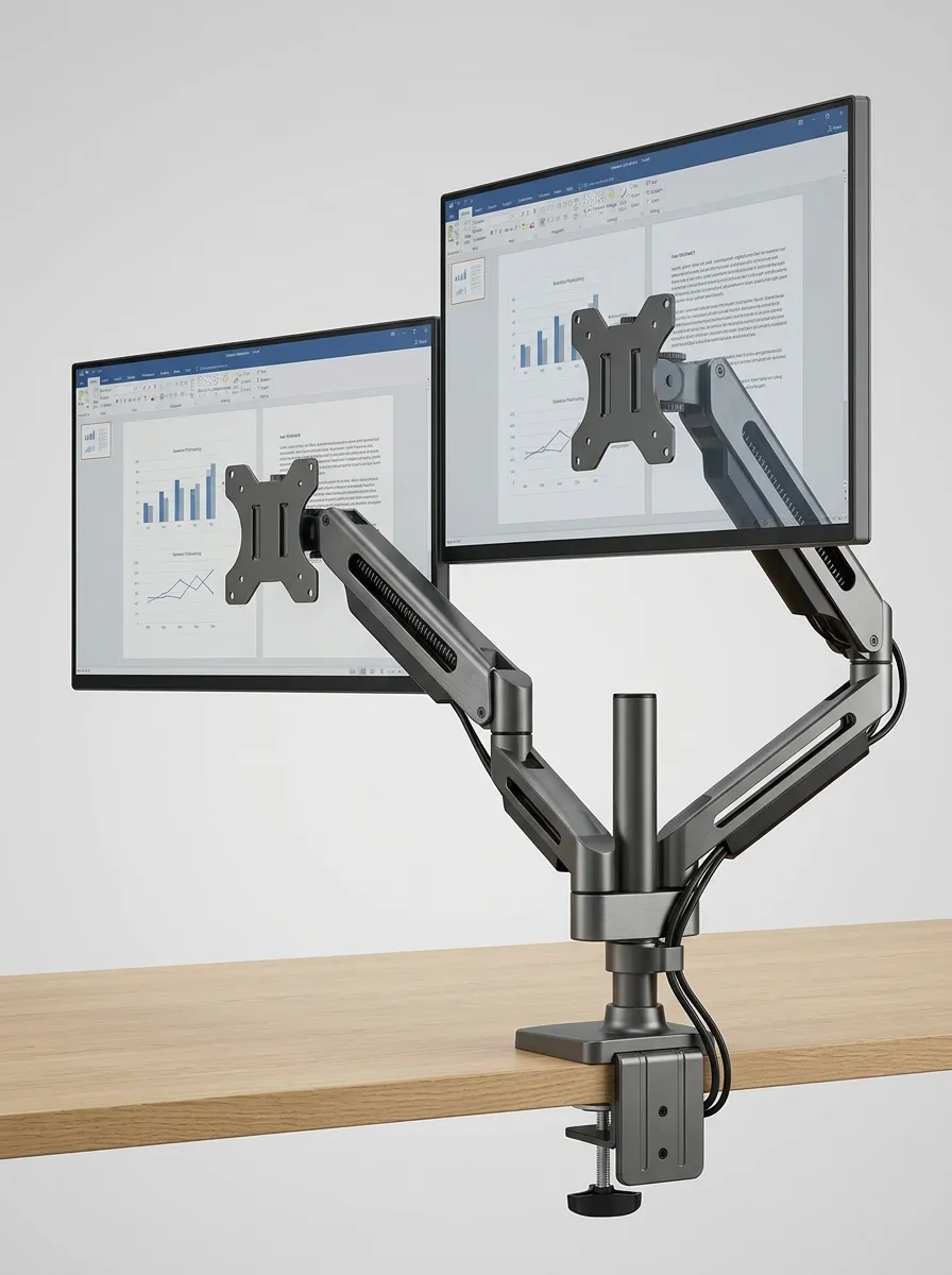 Dual Monitor Desk Mount