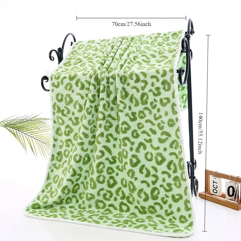 Leopard Print Towel Set