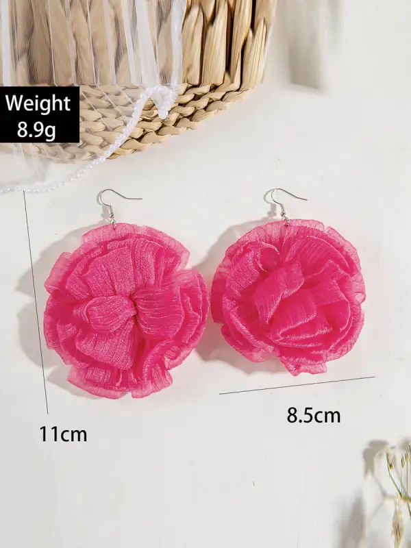Contemporary Pearl-Inspired Drop Earrings