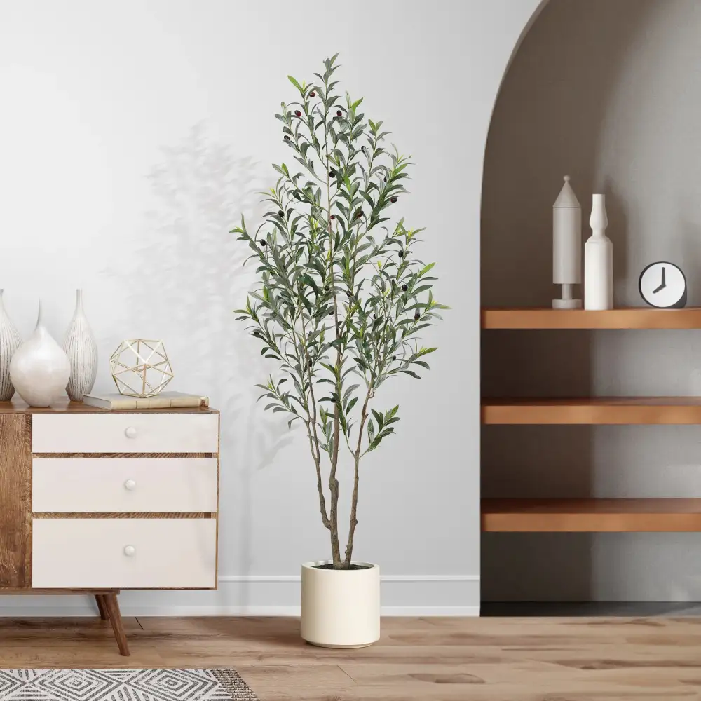 Artificial Round Decorative Botanical Accent