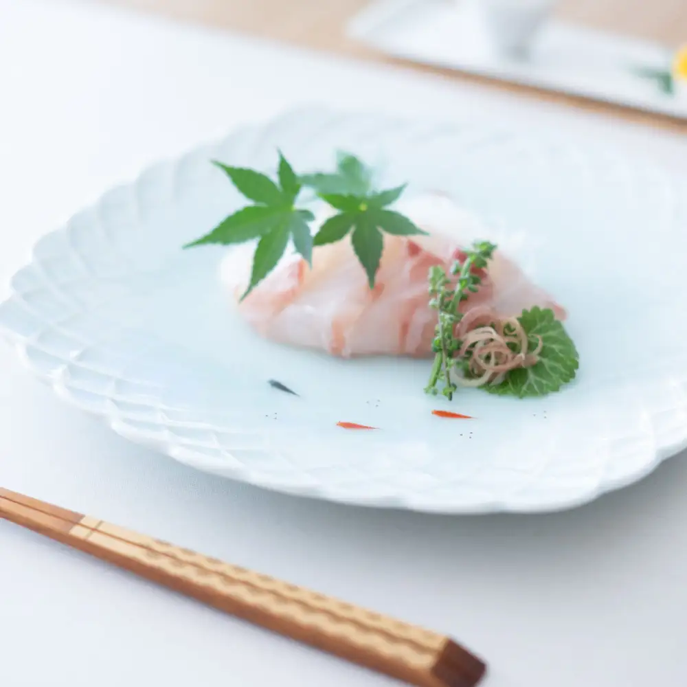 Rice-Fish Dinner Plate