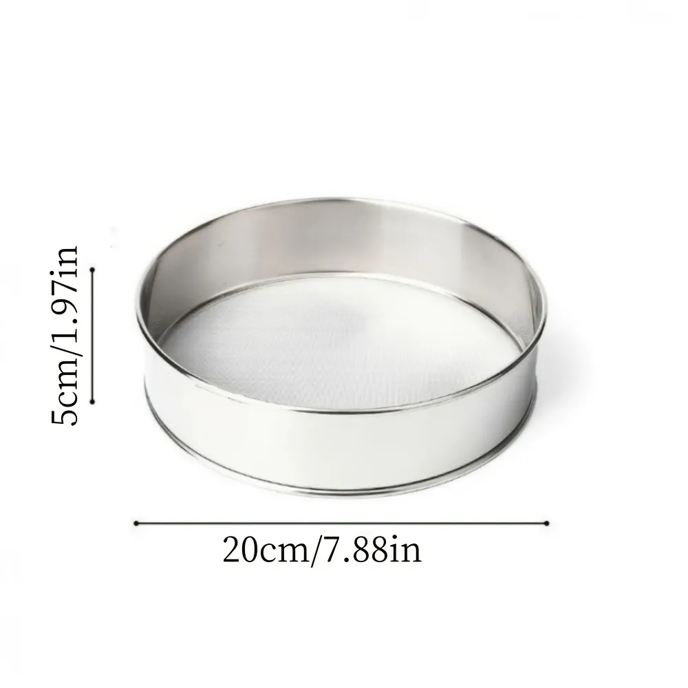 Stainless Steel Round Flour Sifter