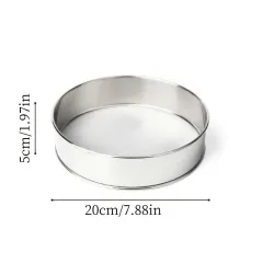 Stainless Steel Round Flour Sifter