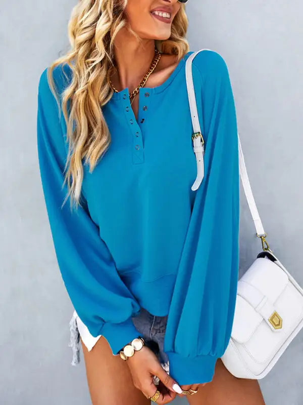 Refined Pocketed Long-Sleeve Relaxed Knit Hoodie