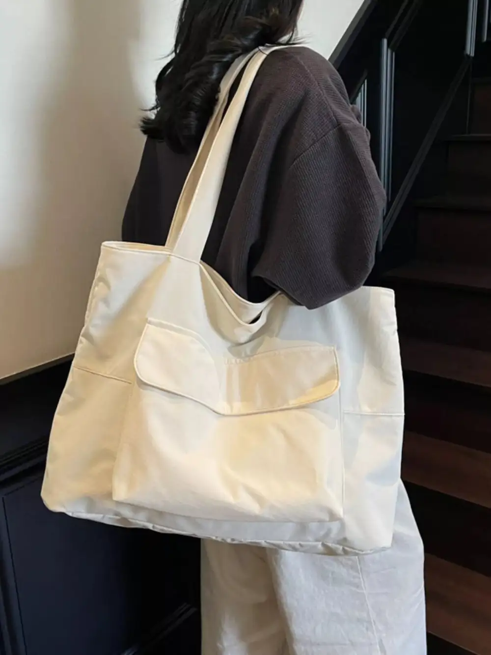 Textured Shoulder Bag
