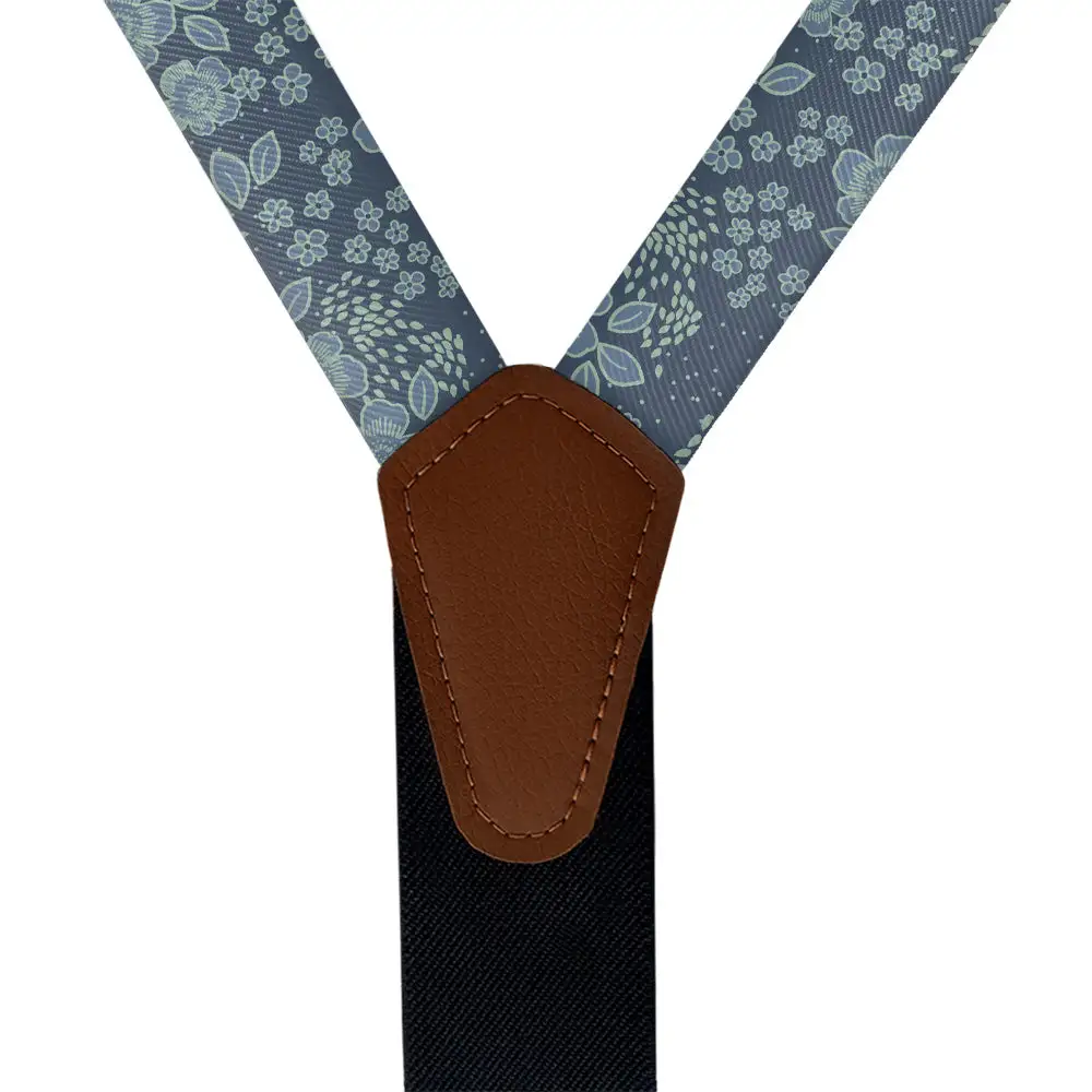 Woodland Floral Pattern Suspenders