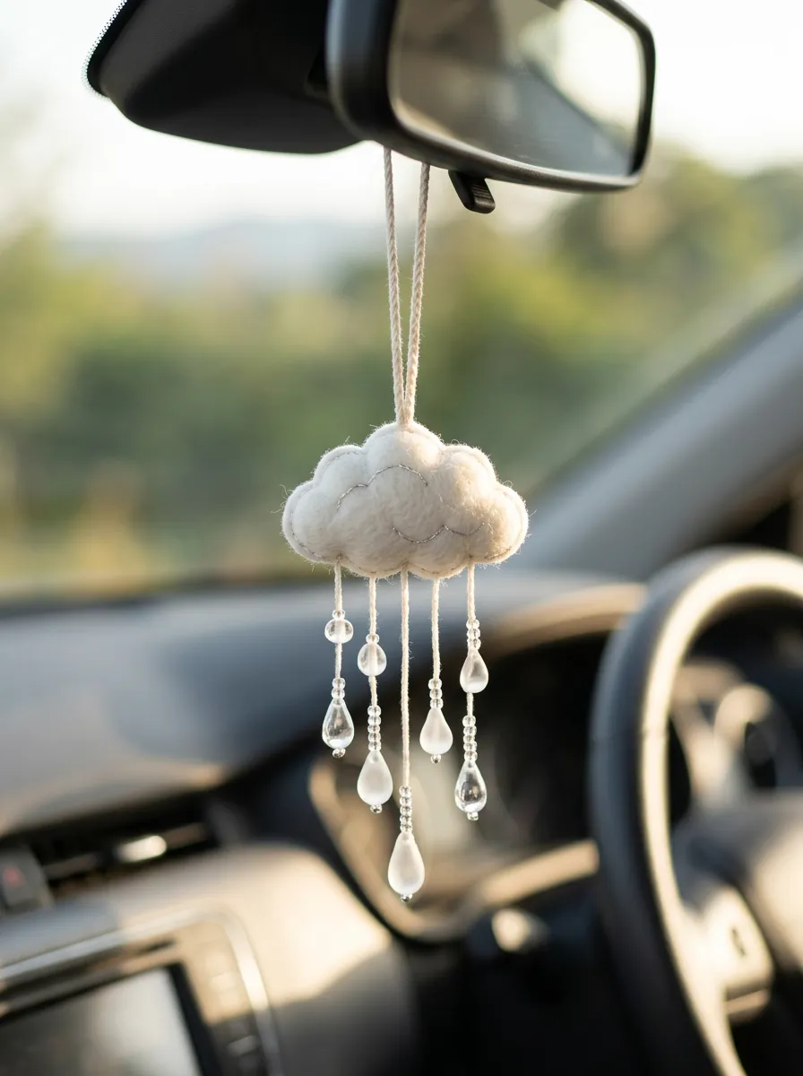 Refined Accessory Rearview Mirror Hanging Ornament