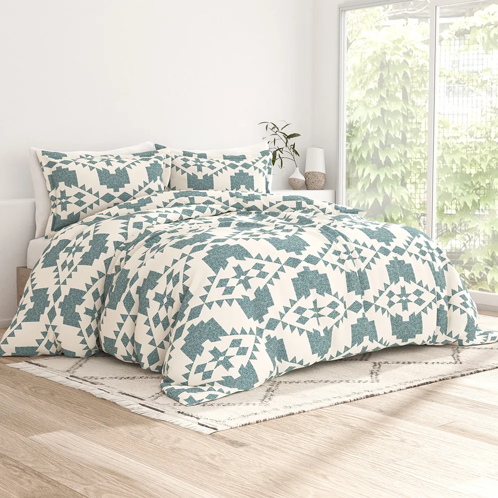 Diamond Pattern Duvet Cover Set