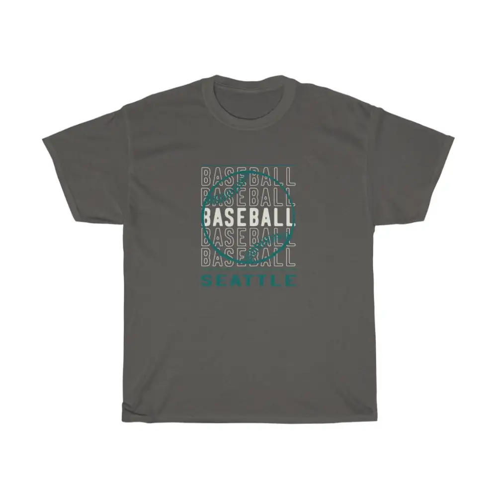 Baseball Seattle with Baseball Graphic T-Shirt