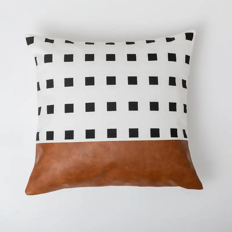 Patterned Cotton Linen Decorative Throw Blanket