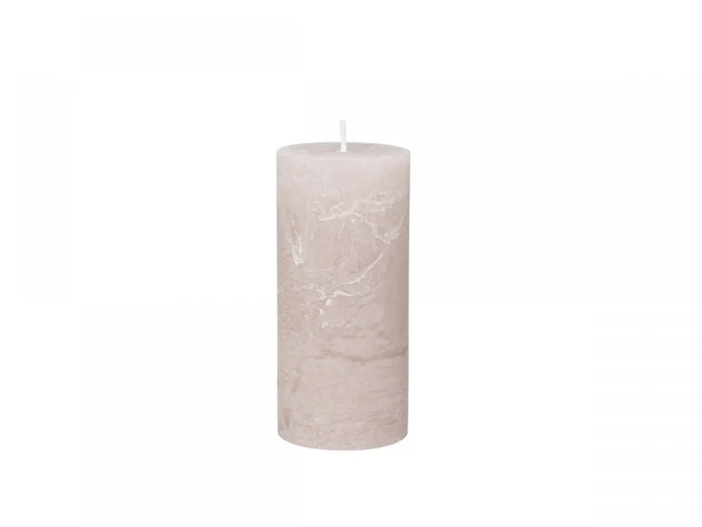 Tall Rustic Pillar Candle