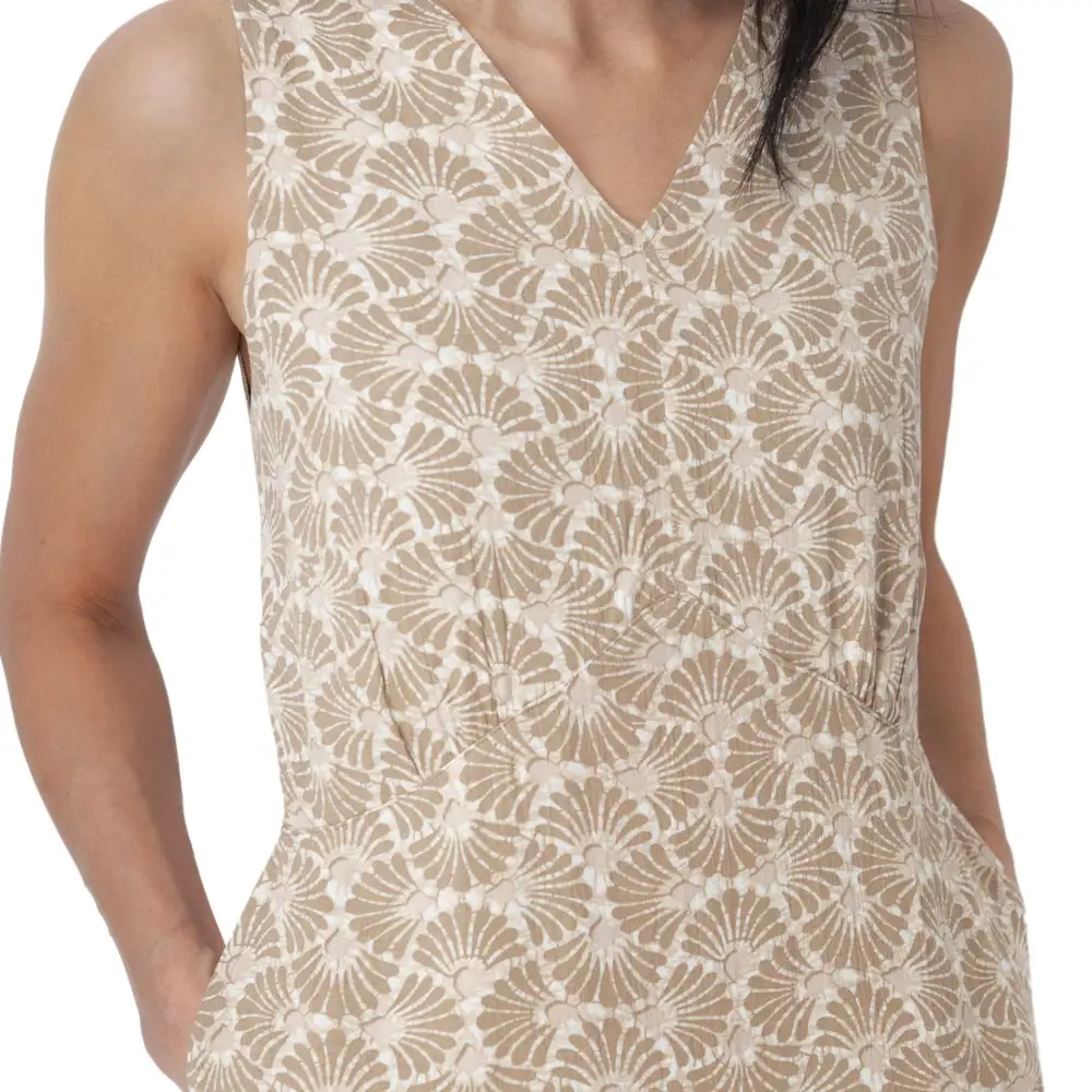 V-Neck Midi Dress