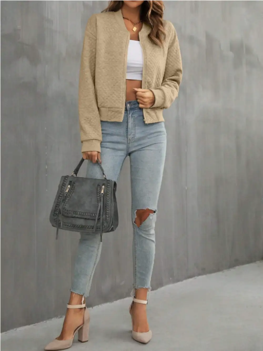 Refined Zip-Up Jacket