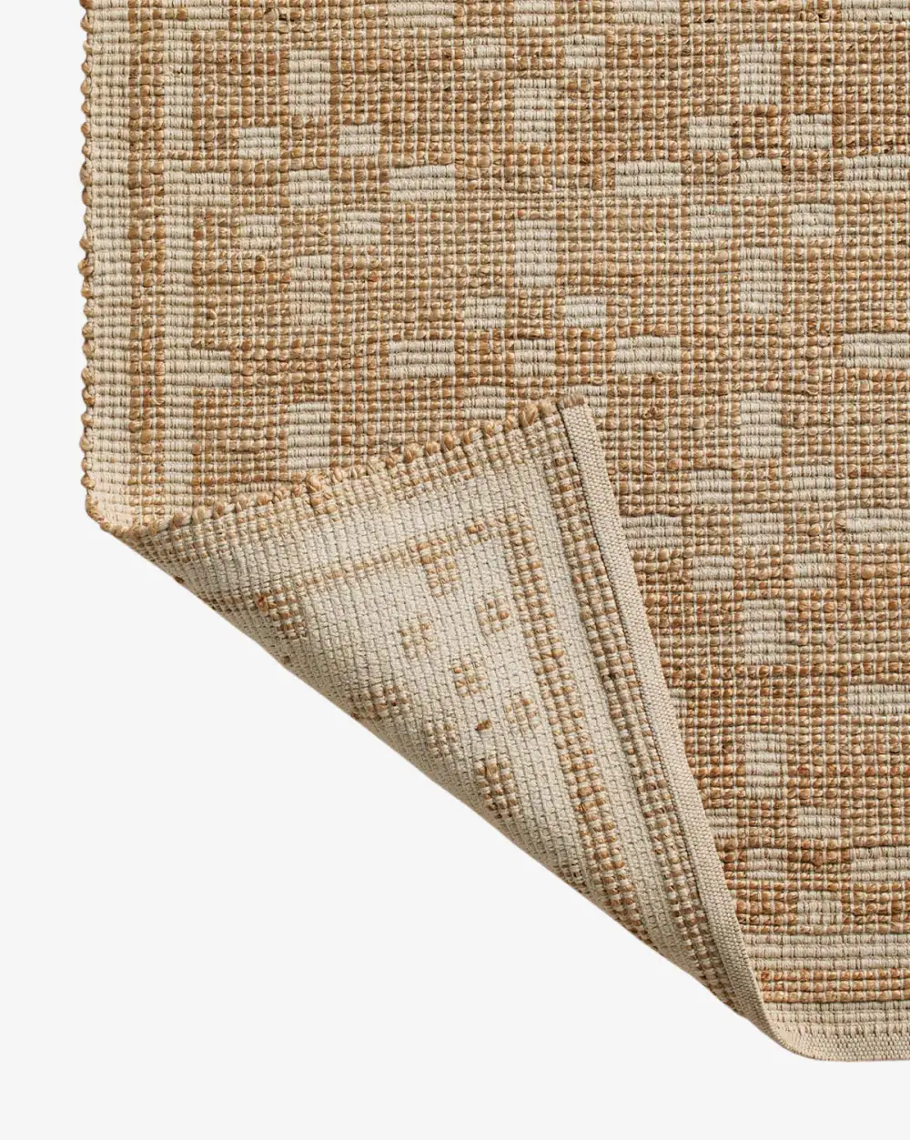 Patterned Handwoven Jute Area Rug