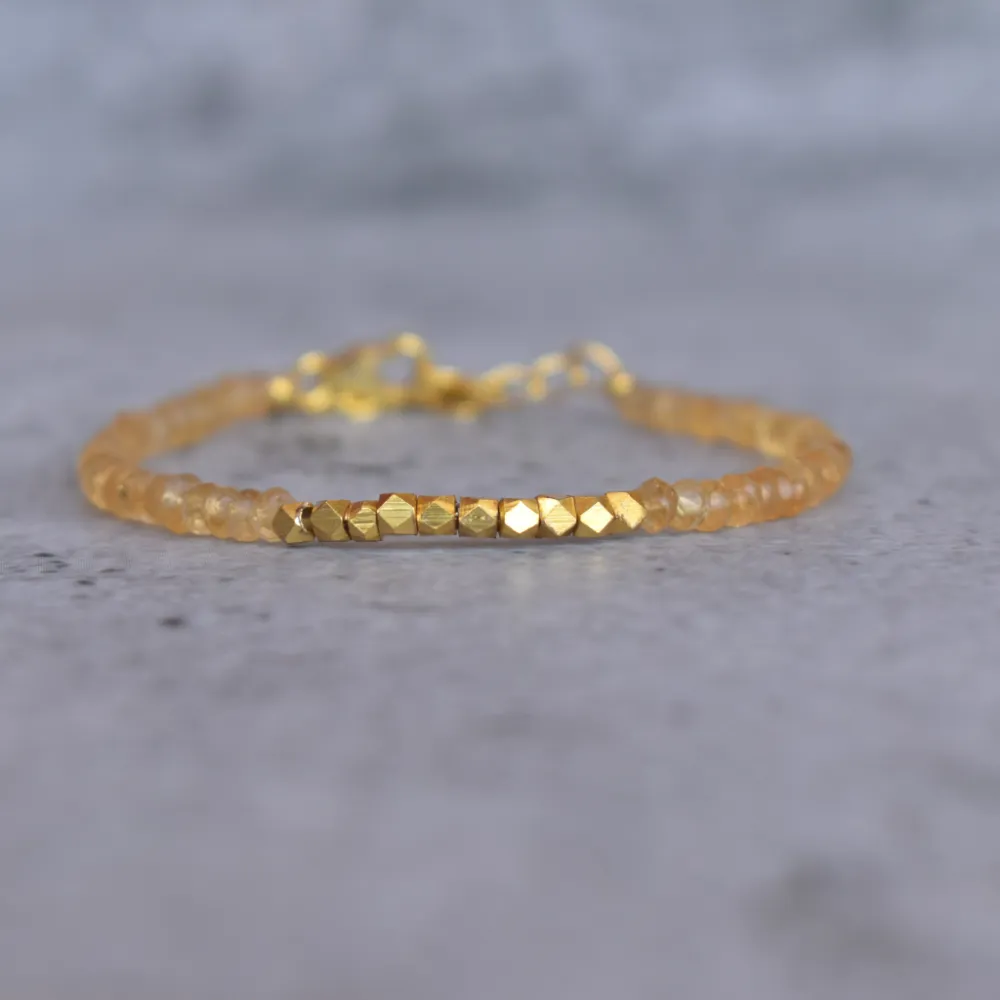Bright Citrine Bracelet