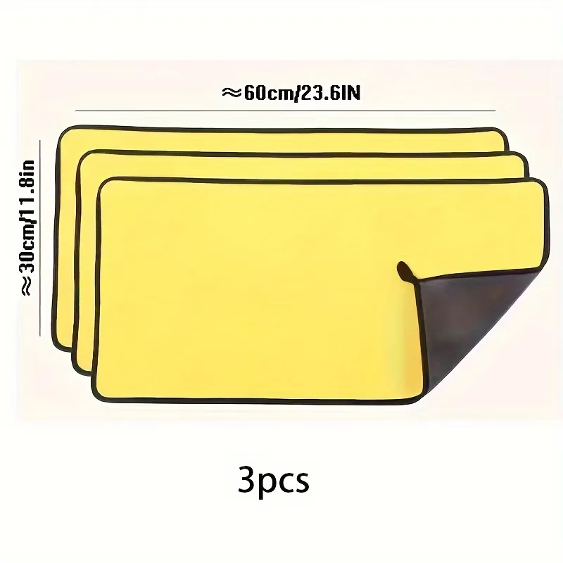 3Pcs Microfiber Cleaning Cloth