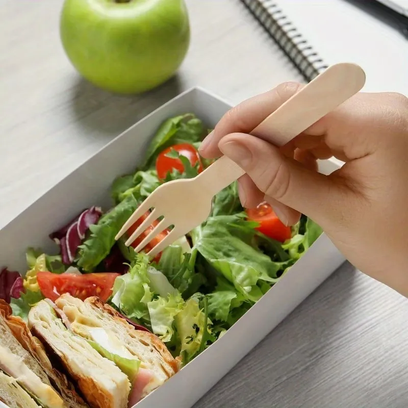 Eco Wooden Disposable Forks