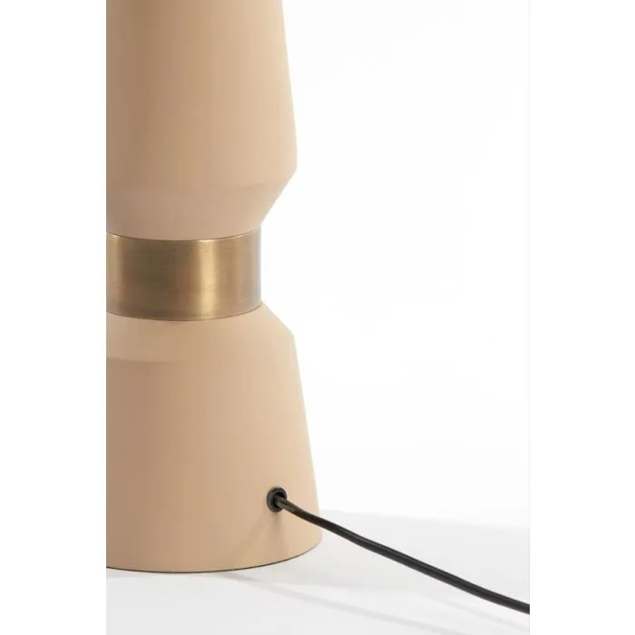 Brown Ceramic Tall Lamp Base