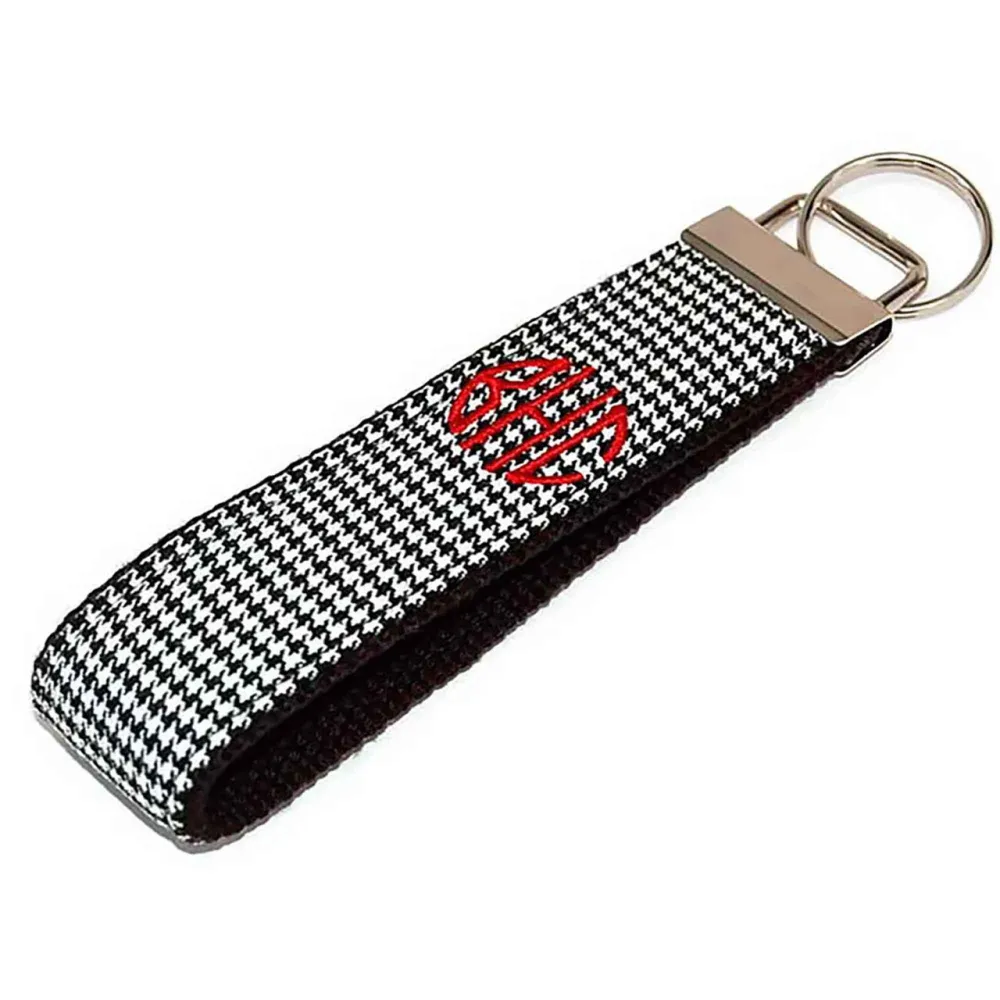 Houndstooth Countryside Inspired Keychain