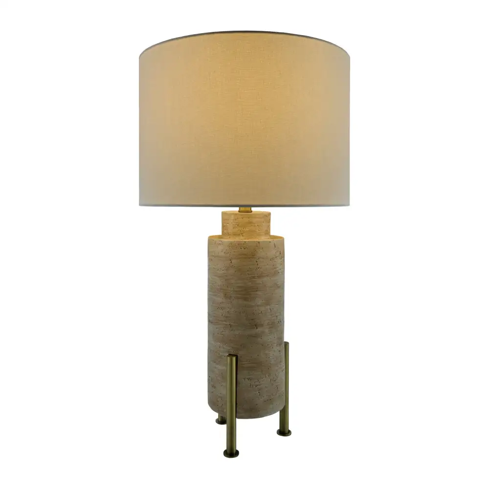 Cement Linen Table Lamp