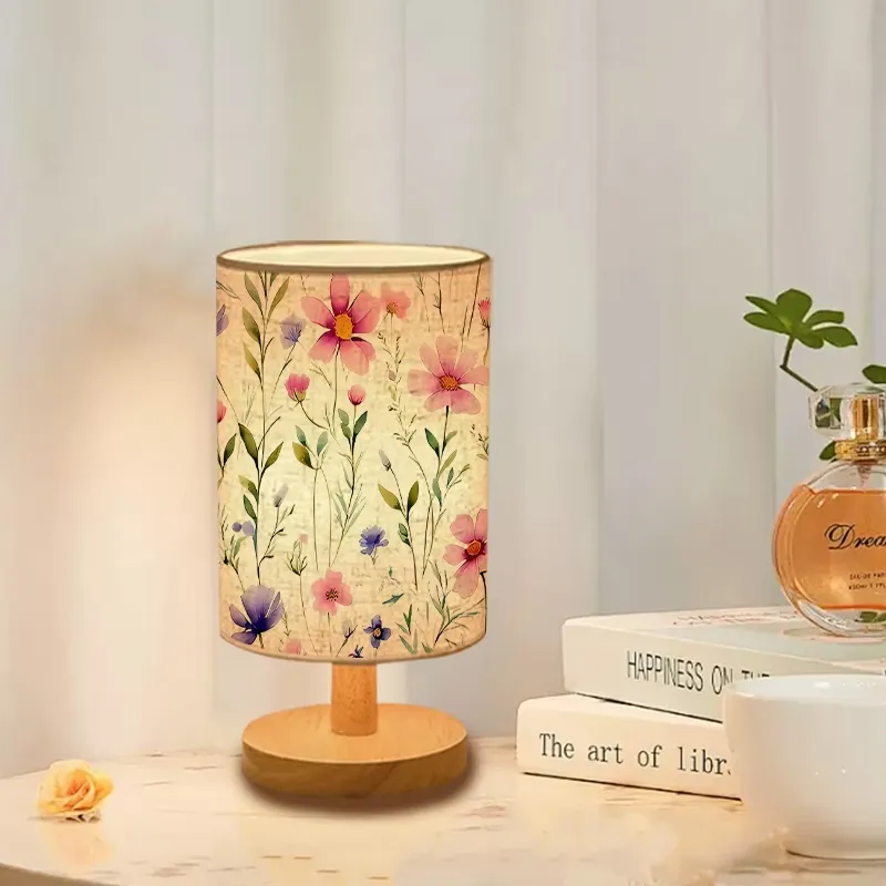 Vintage Floral Desk Lamp