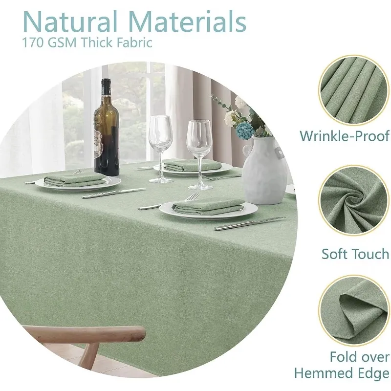 Minimalist Solid Color Tablecloth
