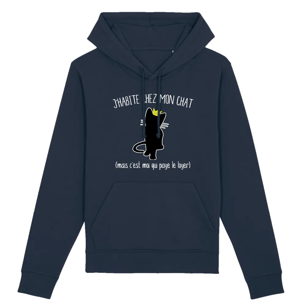 House Cat Graphic Pullover Hoodie