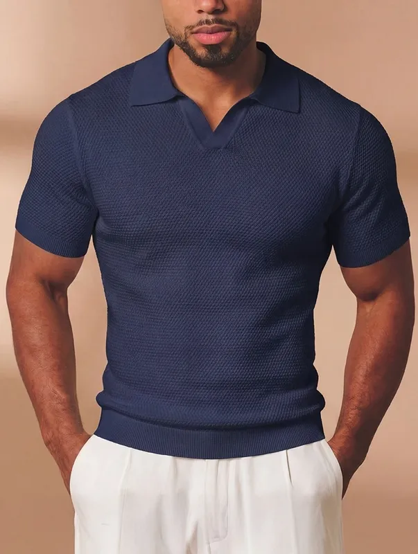 Dark Blue Clean Fit Shirt